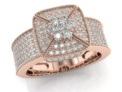 Big fancy mans ring 3D print model