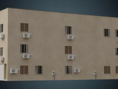 Building 6A Low-poly 3D model purchase