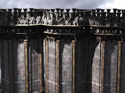 Dark Celtic Gods Tower 2  3D model