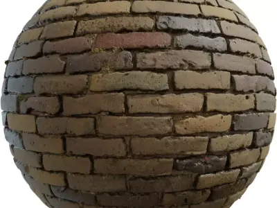 Historic Dutch Clay Brick Street Texture