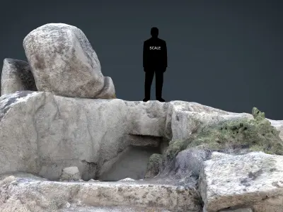 Rock 22  Low-poly 3D model