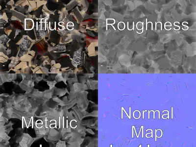 Authentic Ancient Samurai Armor with Ornate Engravings Low-poly 3D model