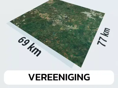 Vereeniging South Africa City Landscape 3D Model 3D model