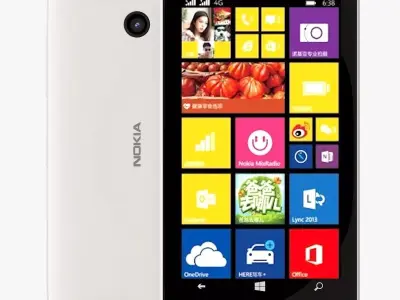 Nokia Lumia 638 White 3D model