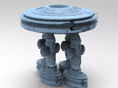 Moon Base Droid Relay Dome 3  3D model