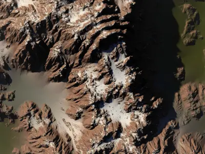 Mountains n35 3D model