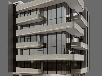 RESIDENTIAL BUILDING NO92 A 3D model