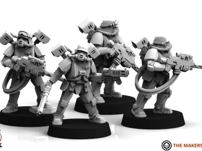 Universal Guard - Heavy Drop Infantry 3D print model