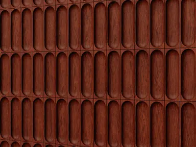 Wood Panel Wall Tile 02 - Seamless Texture