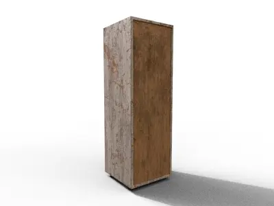 Old Modern Furniture 3D Model Terror Low-poly 3D model 2