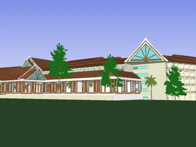 vacation spot-Resort-Fashion Leisure Hotel-0162 3D model