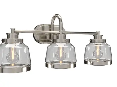 Judson 3-Light Bath Vanity Wall Light 3D model