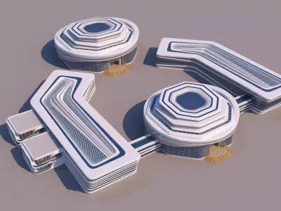 0116 - Modern Building 3D model