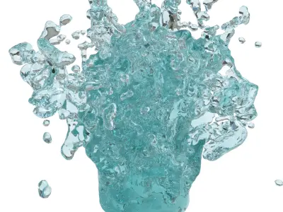 9 Water Splash Vol 9 3D model