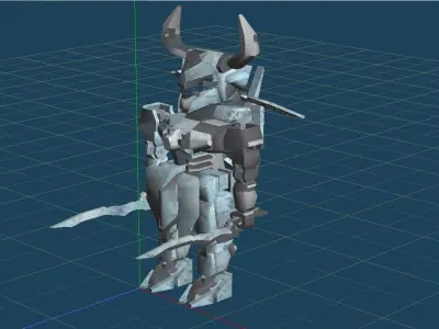 Robots Mecha SD Buffalo - CR 09 3D model