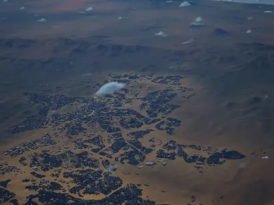 Windhoek Namibia City Landscape 3D Model 3D model