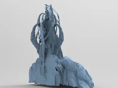 Lovecraftian nightmare leviathan stones   3D model