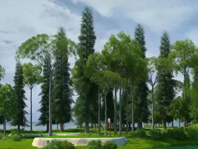 Golf Course 02 3D model