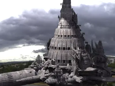 Babylon Space station 3D model