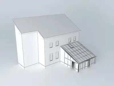 Conservatory Patio Free 3D model