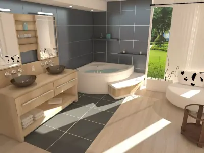 Bathroom 18 3D model