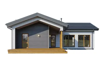 Alpine house C-12 3D model