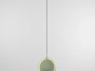 HORO 1 gold and pendant light with name chandler 3D model