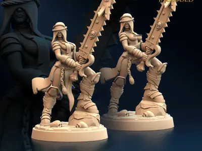 Punisher Nude and Normal Set x6 3D print model