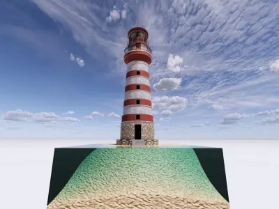 CLASSIC LIGHT HOUSE 1 3D model