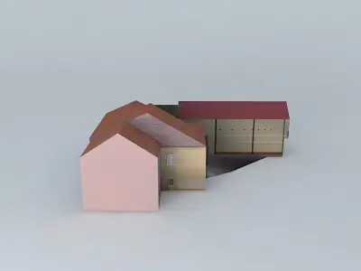 Market in Pilsen with Kosciuszko Street Free 3D model