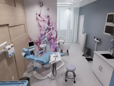 MEDICAL SPACES-DOCTOR OFFICE-DENTIST CLINIC 3D model