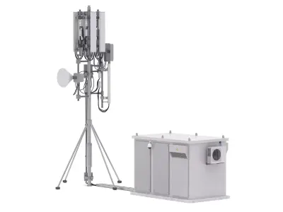 Cell Phone Tower 2 3D model