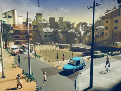 House 07 Low-poly 3D model