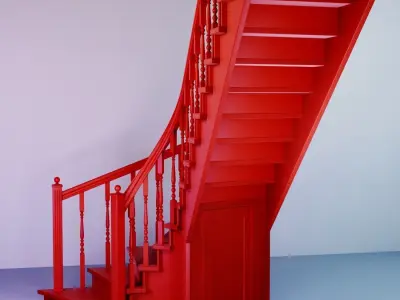 Ladder staircase 3D model