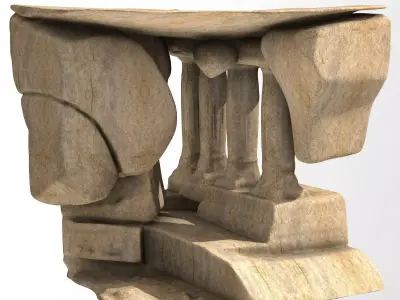 Architectural rocks 3D print model