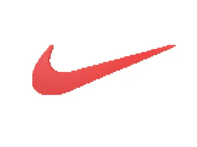 Voxel Style Nike Logo 01 Free low-poly 3D model