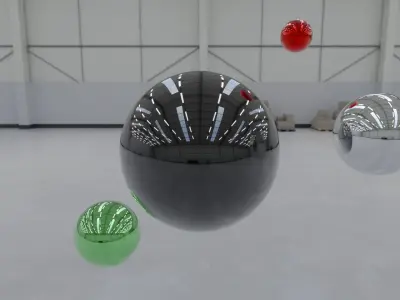 HDRI - Industrial Building Interior 3 Low-poly 3D model