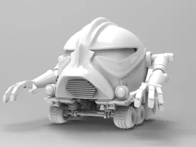 Moonwalker Robothelmets Series Sci Fi 3D print model