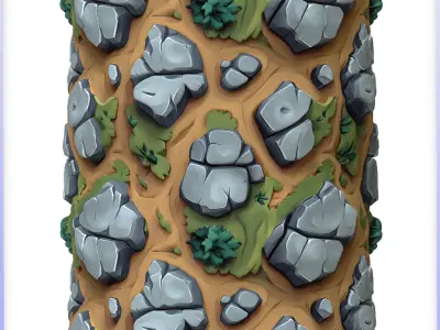 Stylized Ground Seamless Texture Texture 16