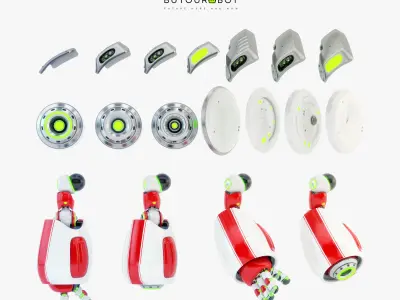 Sprinting drone IV  3D model