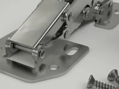 Hinge stainless steel door hinges 3D model