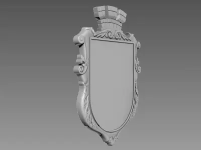 Coat of Arms Emblem 3D model
