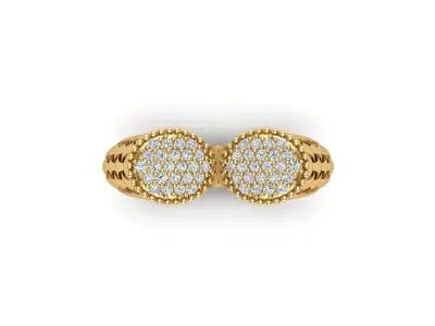 Boucheron ring  3D print model