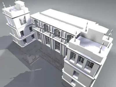 Arenas tribune 3D model