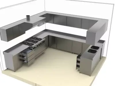 KITCHEN 28 3D model