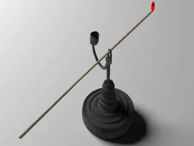 Holder for light splinter 3D model