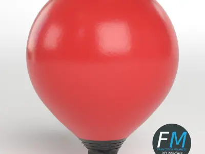 Beach marker buoy 3D model