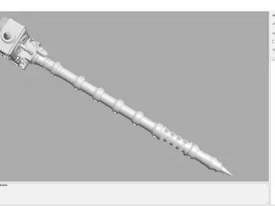 Weapon - hammer 3D print model