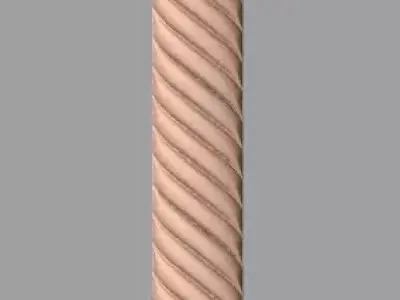European furniture 3D relief models for CNC wood engraving E217 3D model