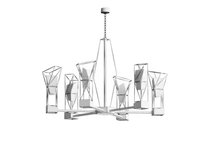 Pendant chandelier PROGETTO 3D model